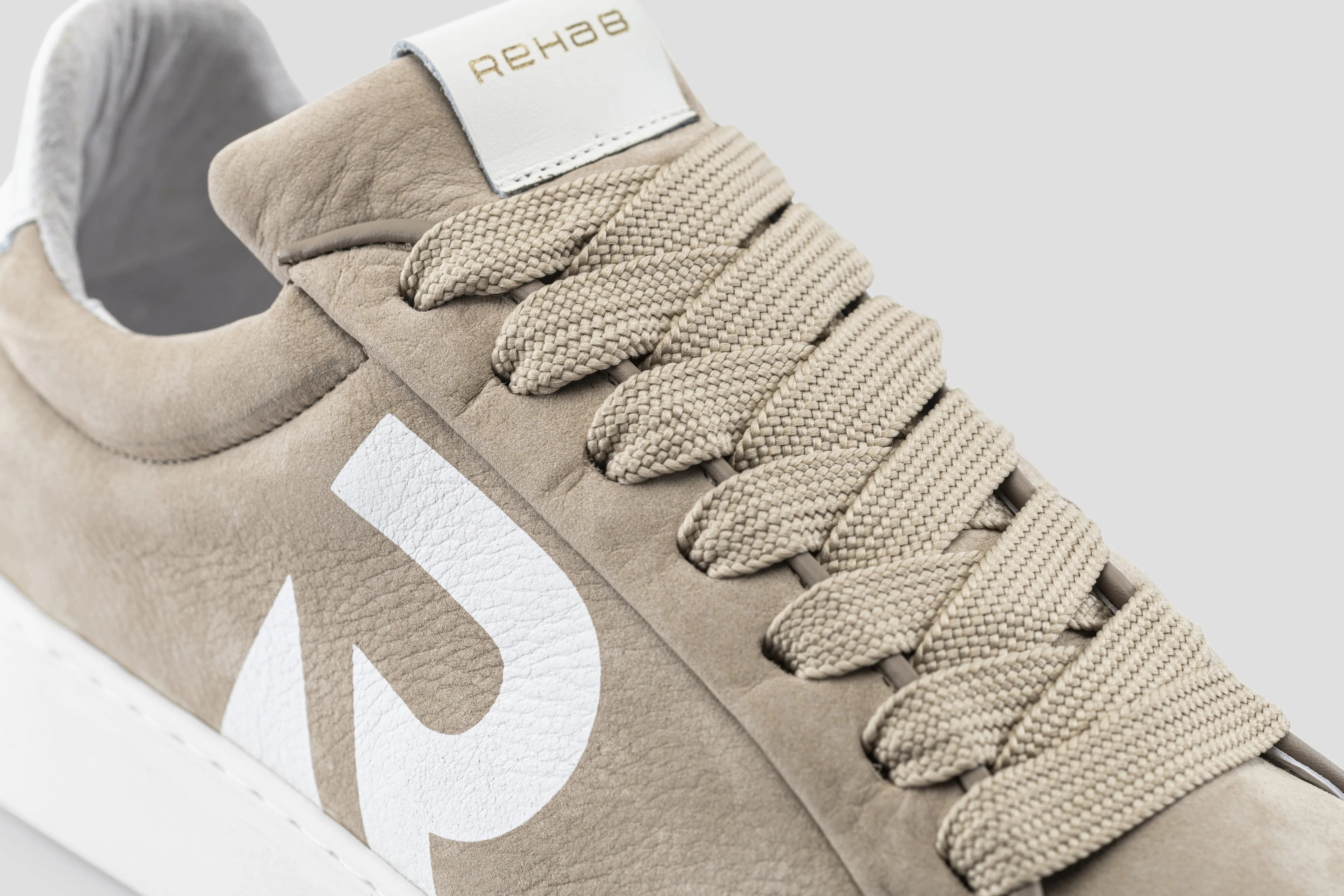 Otis Nub | Zandkleurige sneaker REHAB Footwear