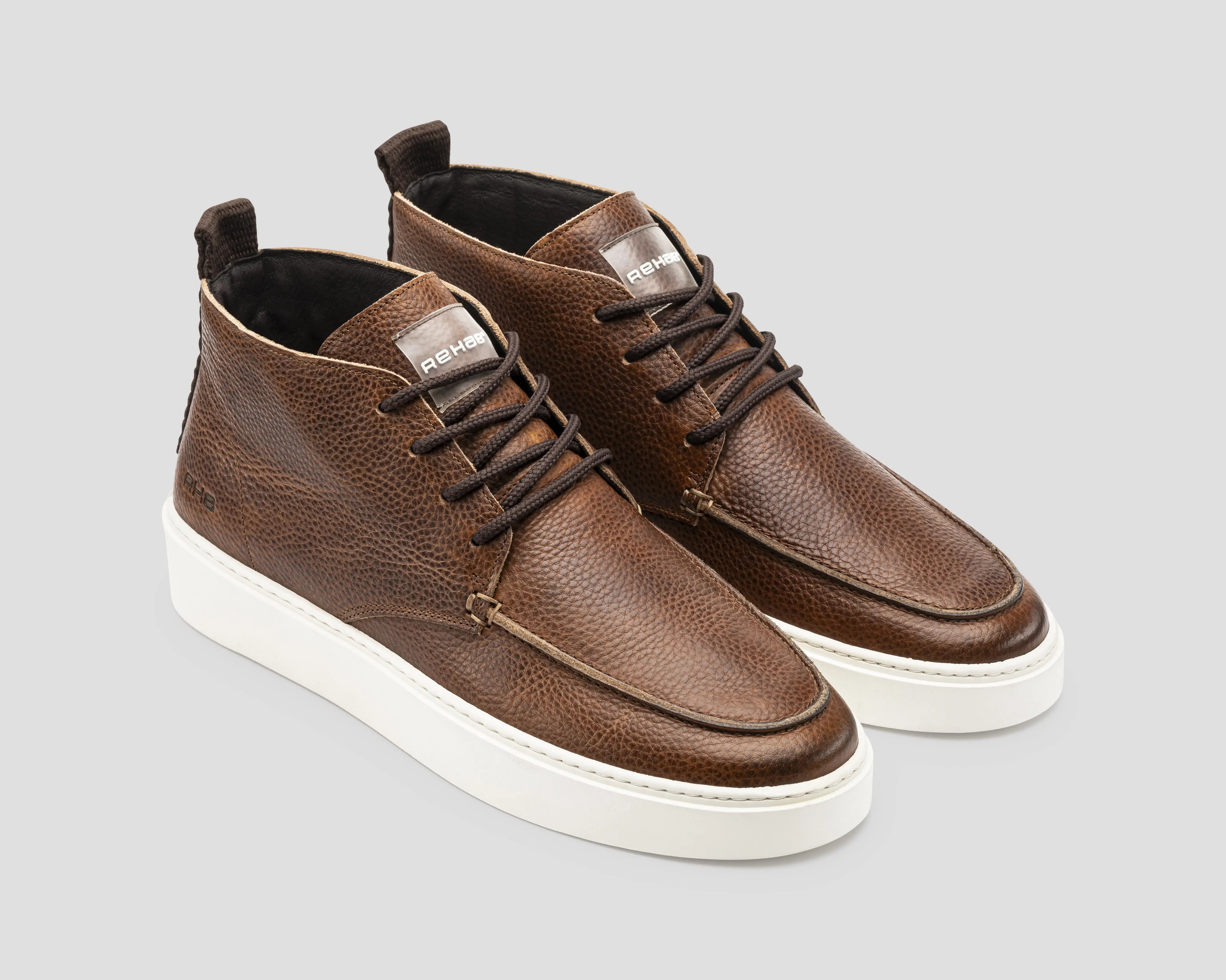 Owen Tmbl | Cognackleurige sneakers REHAB Footwear