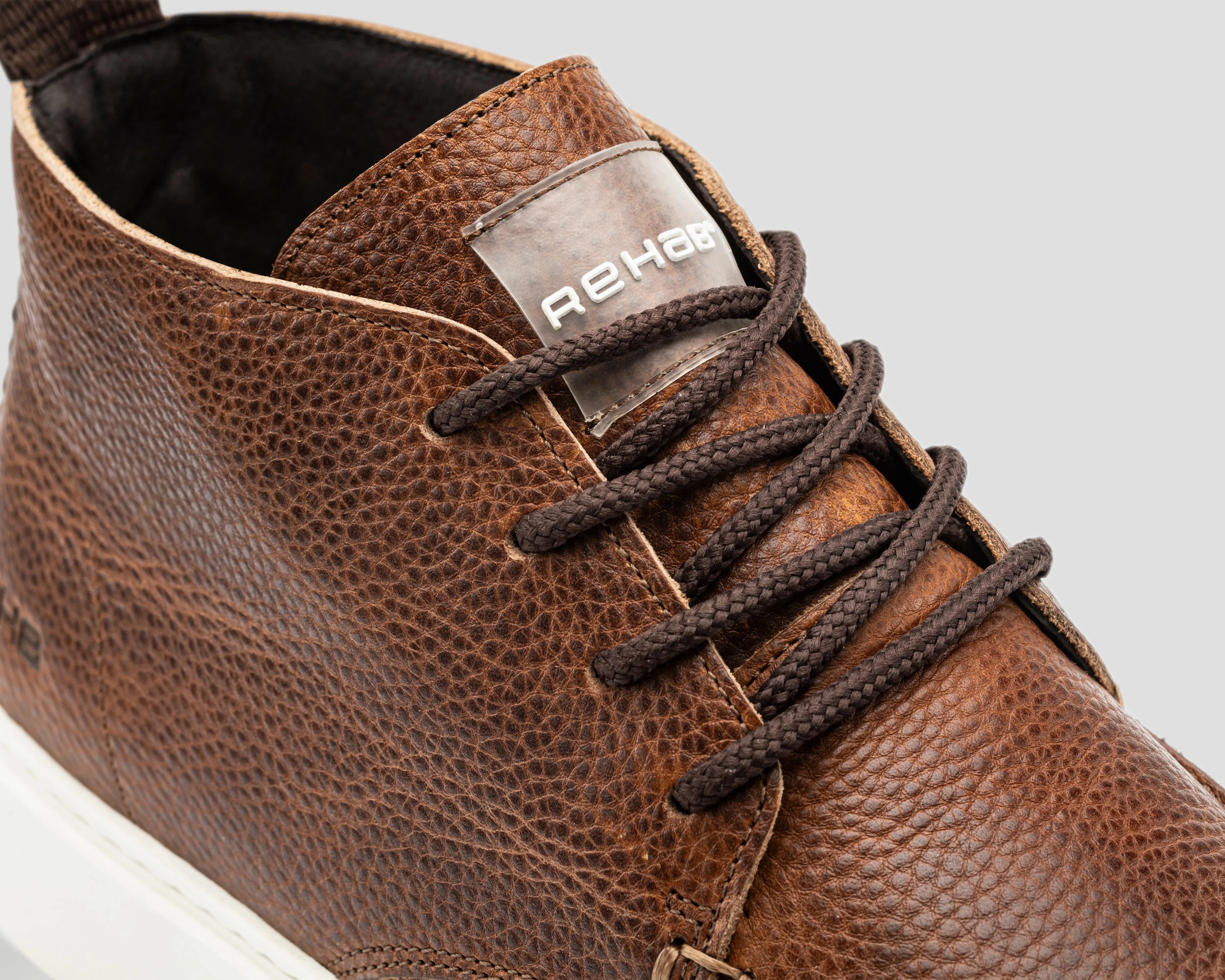Owen Tmbl | Cognackleurige sneakers REHAB Footwear