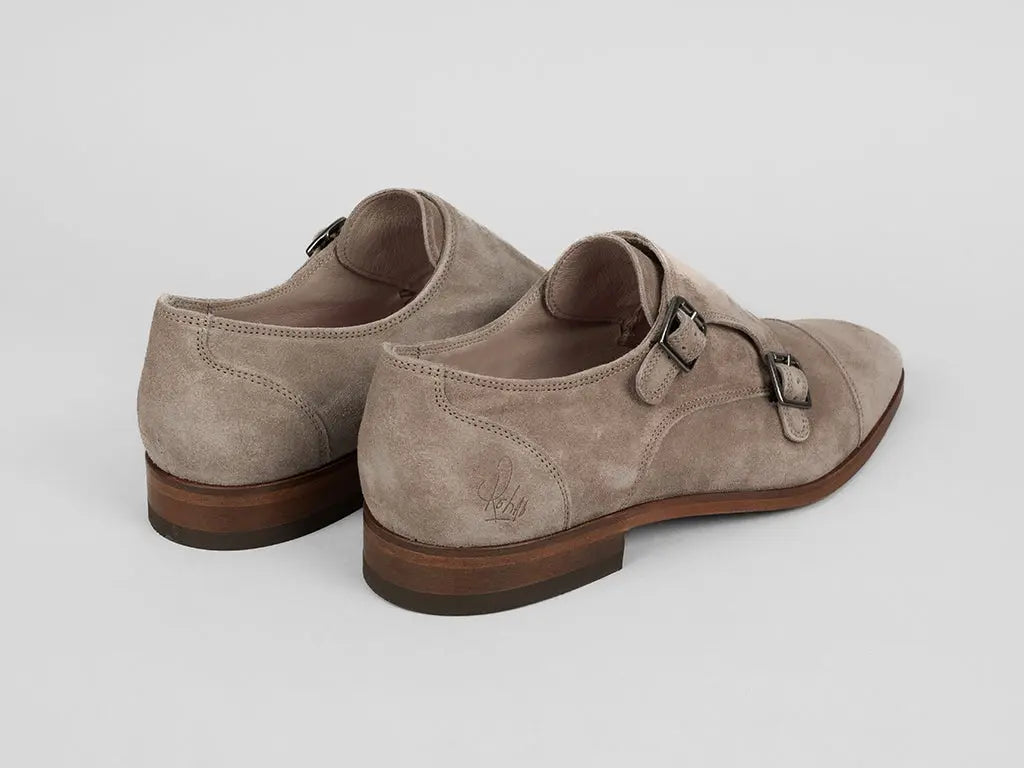 Phill Sue | Khaki gespschoenen REHAB Footwear