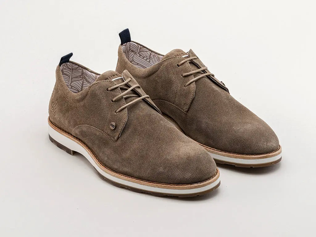 Pozato Dots | Zandkleurige veterschoen REHAB Footwear