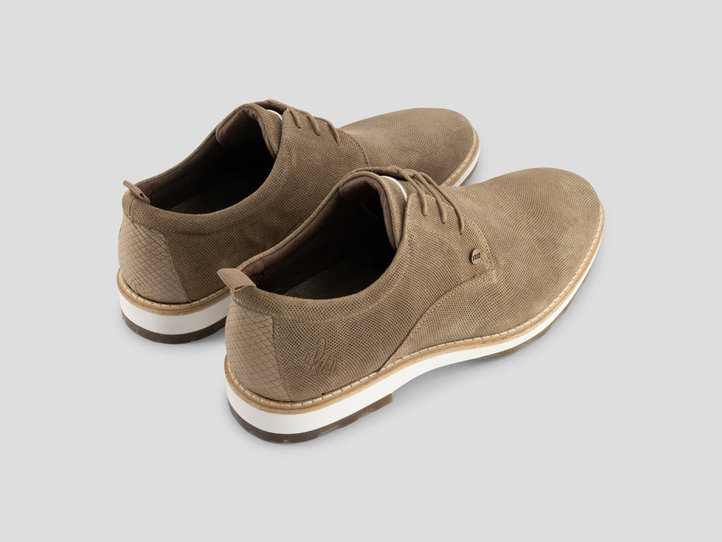 Pozato Weave | Zandkleurige veterschoen REHAB Footwear