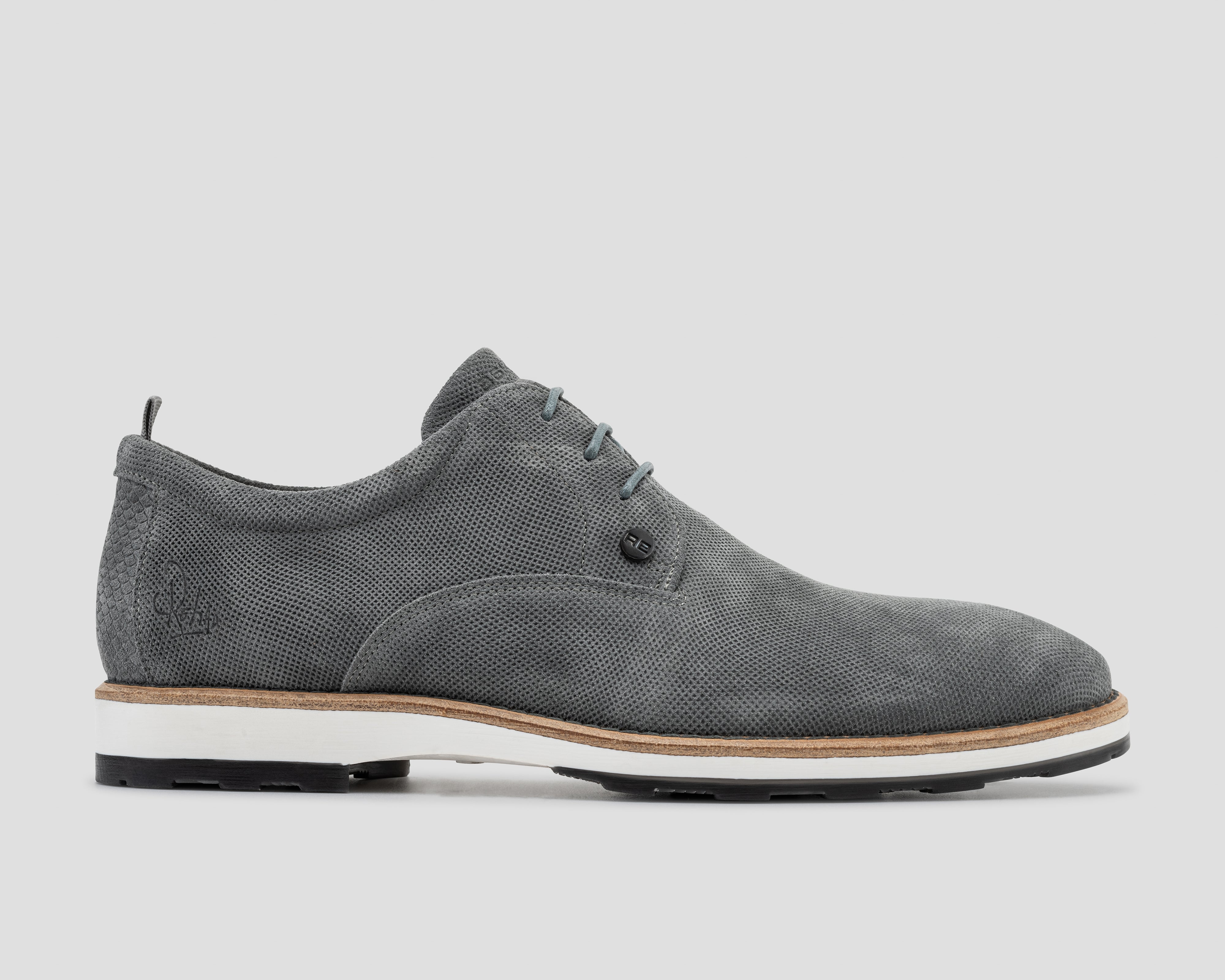 Pozato Weave | Grijs-blauwe veterschoen REHAB Footwear