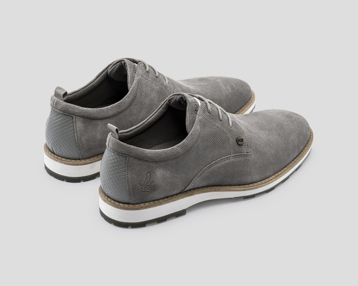 Pozato Weave | Grijze veterschoen REHAB Footwear