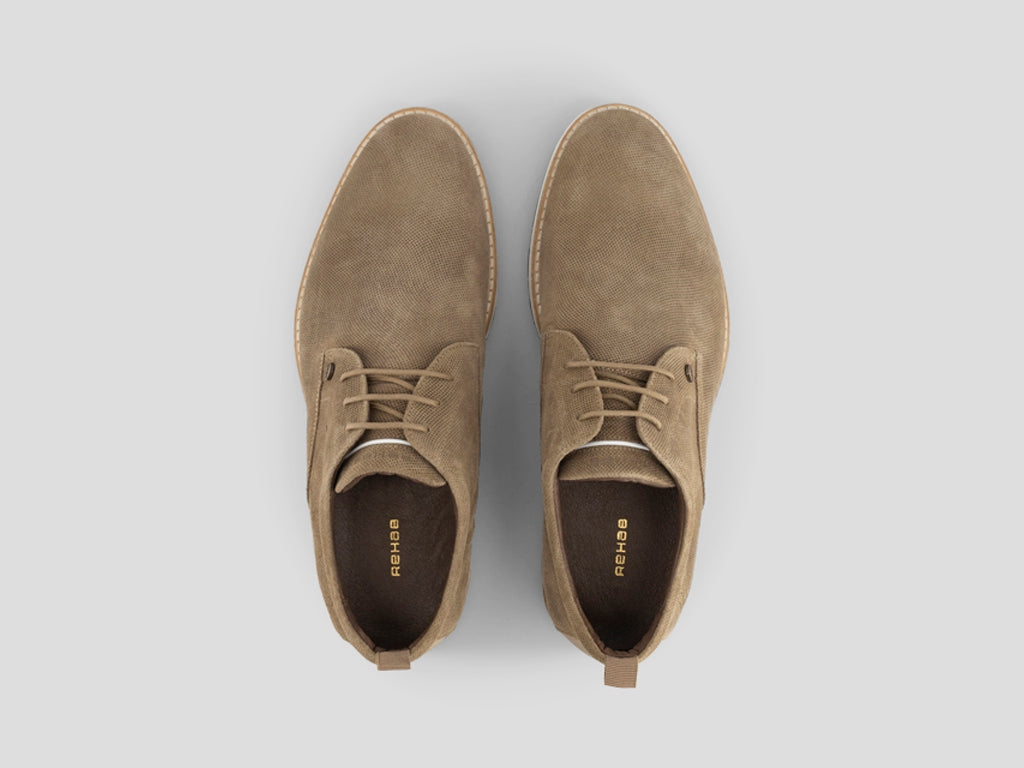 Pozato Weave | Zandkleurige veterschoen REHAB Footwear