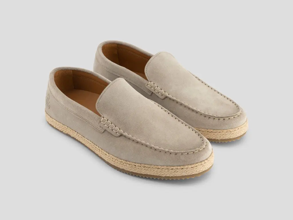 Raffaello | Khaki loafers REHAB Footwear