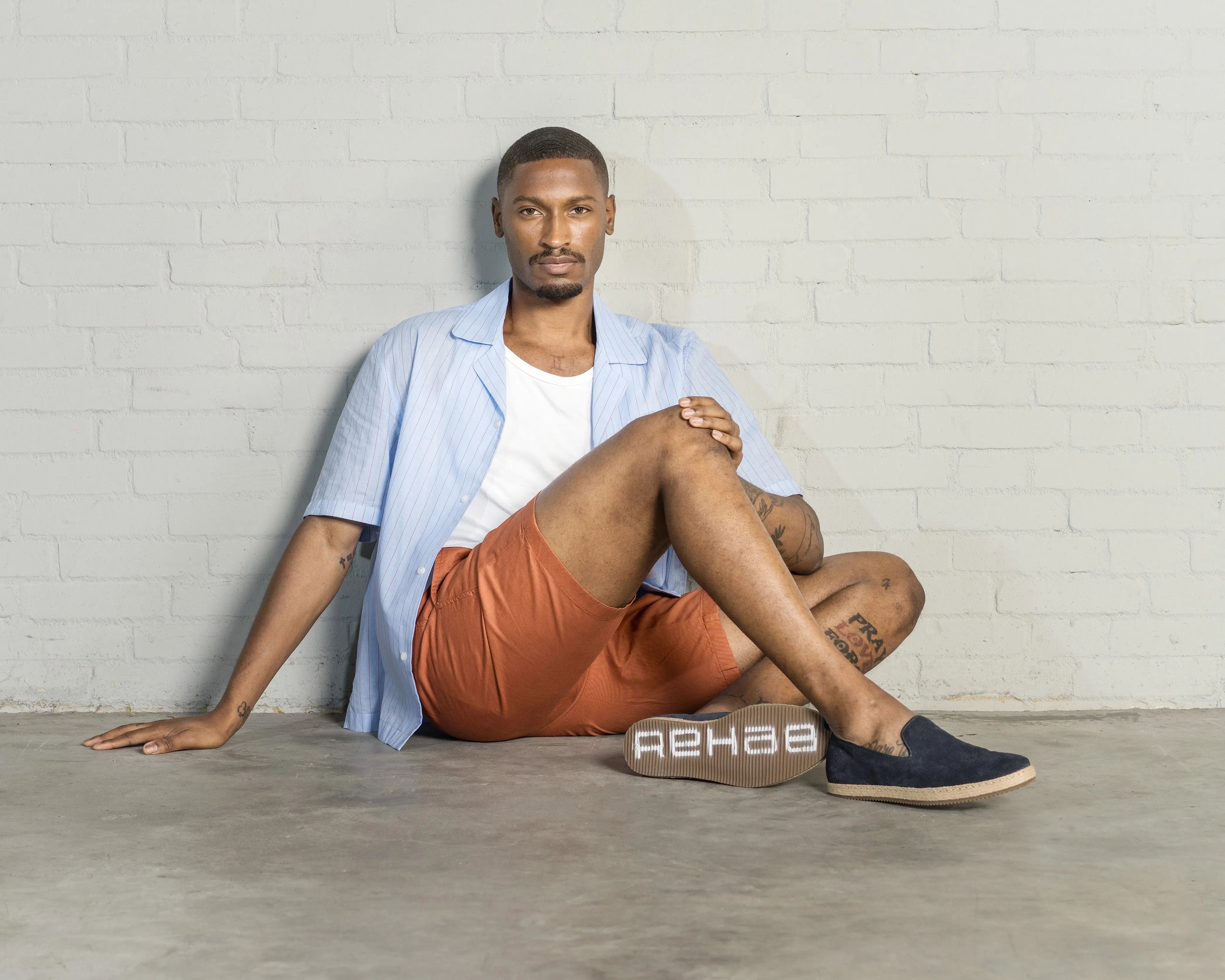 Ricardo | Donkerblauwe espadrille REHAB Footwear