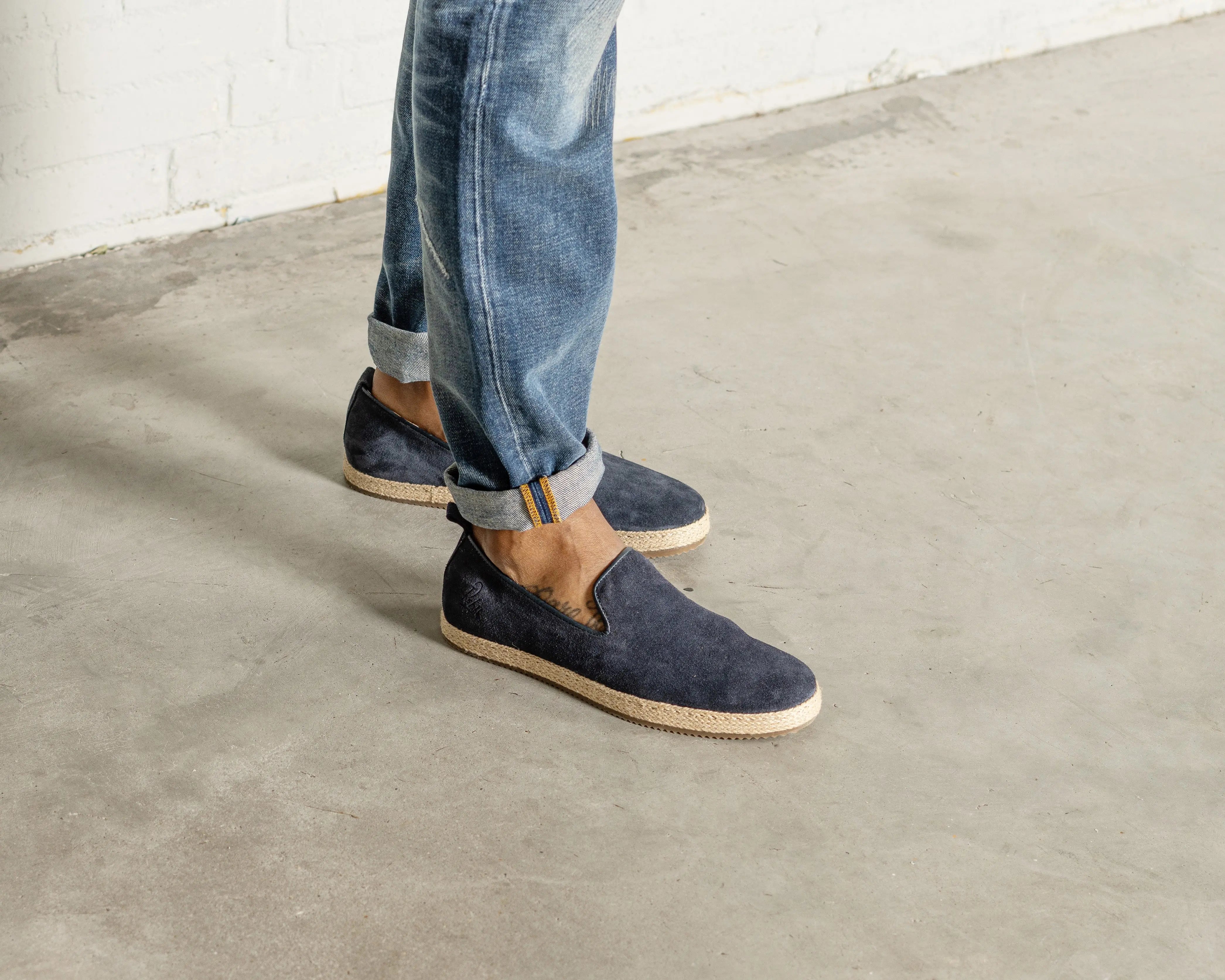 Ricardo | Donkerblauwe espadrille REHAB Footwear