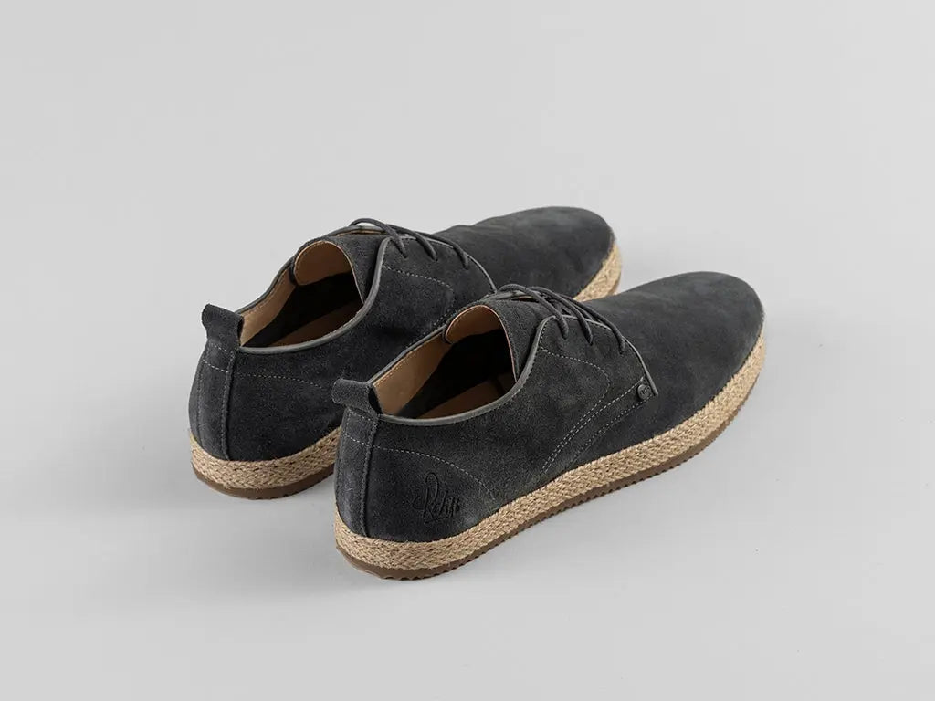 Rodrigo | Donkergrijze veterschoen REHAB Footwear