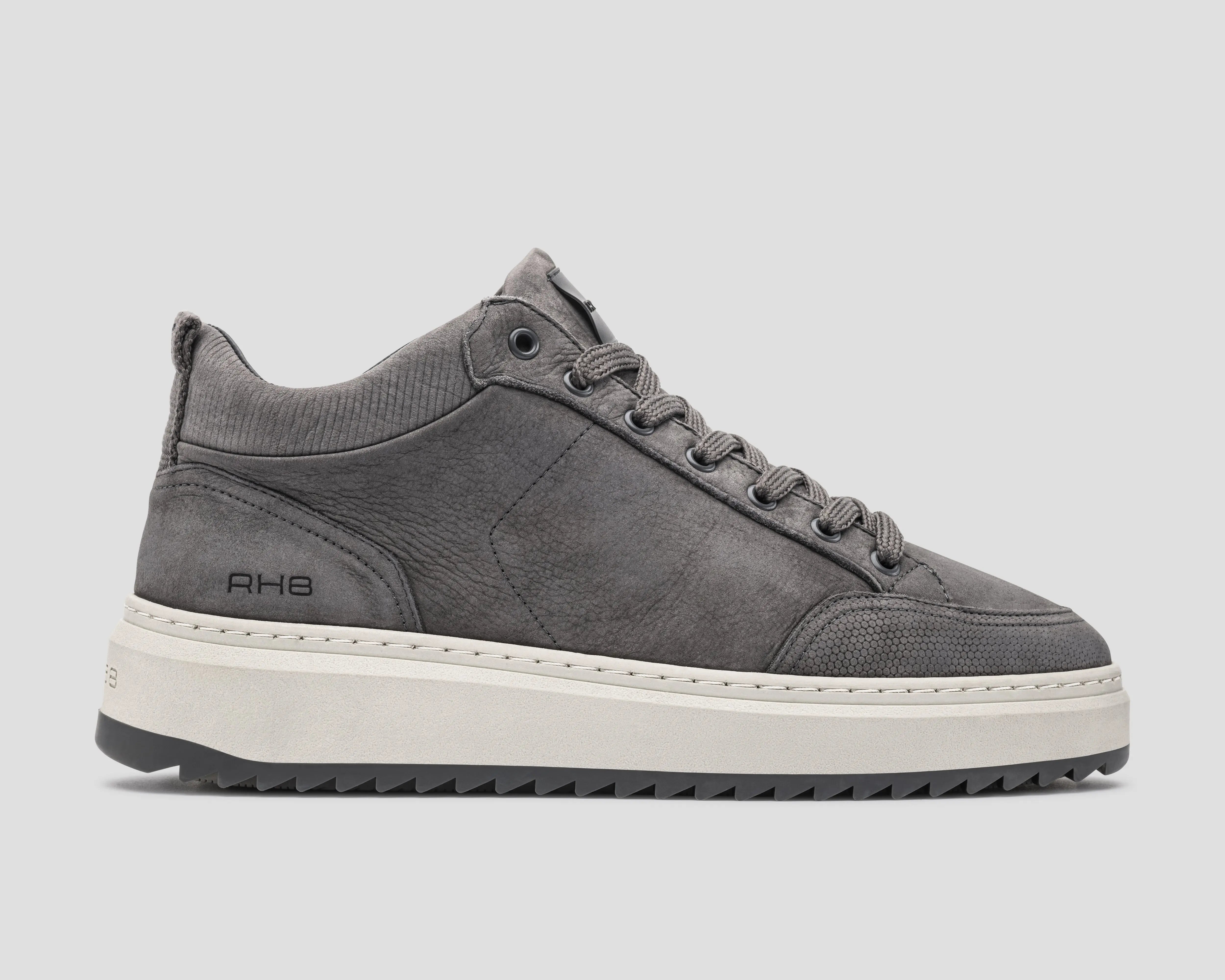 Russel Nub | Donkergrijze sneaker REHAB Footwear