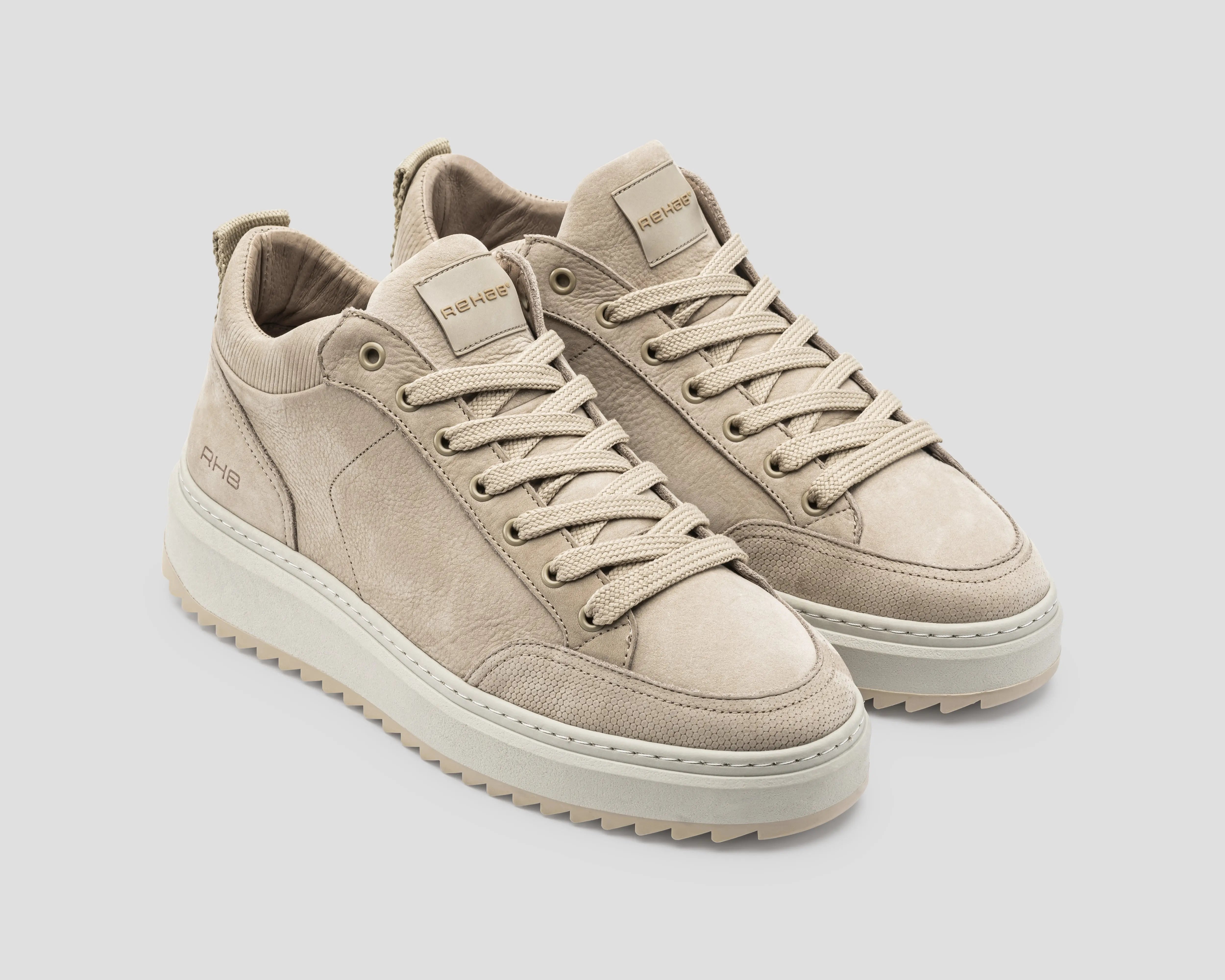 Russel Nub | Zandkleurige sneaker REHAB Footwear