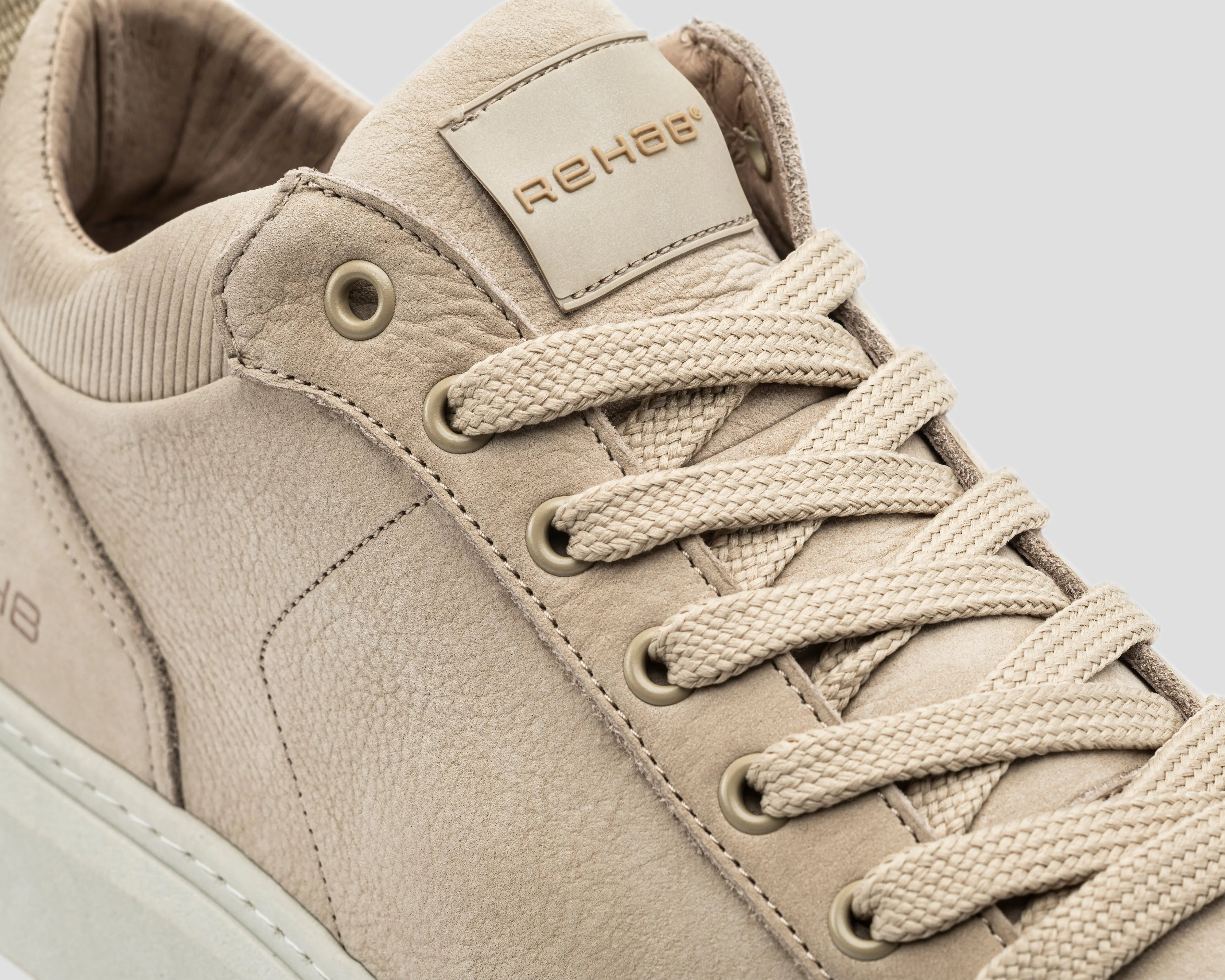 Russel Nub | Zandkleurige sneaker REHAB Footwear