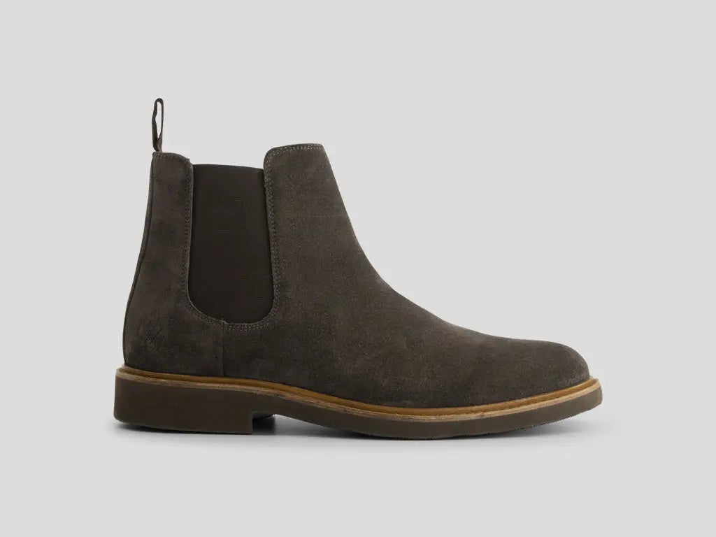 Savio | Grijsbruine chelsea boots REHAB Footwear