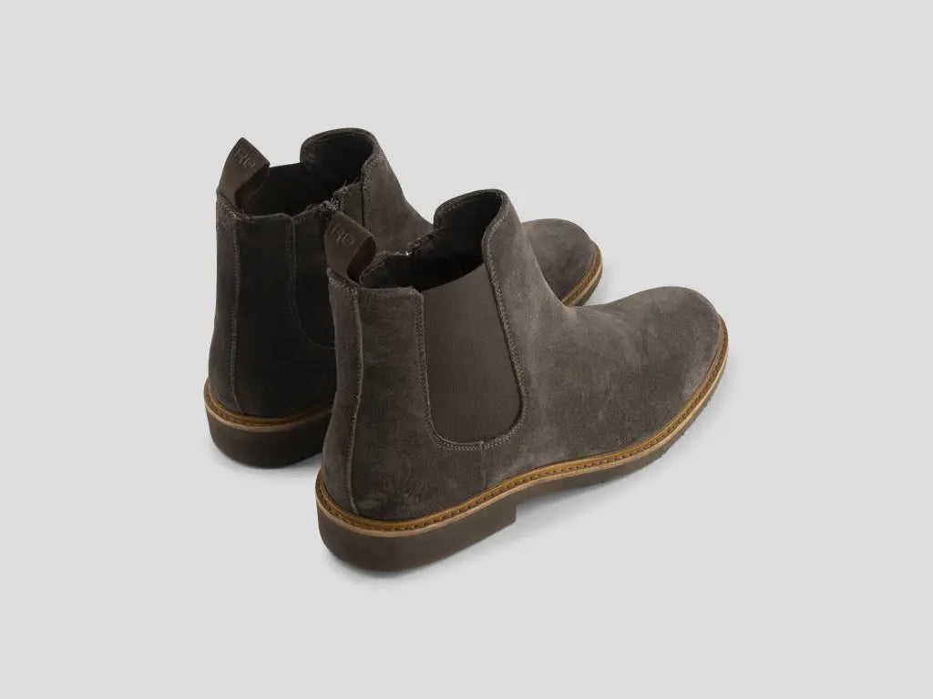 Savio | Grijsbruine chelsea boots REHAB Footwear