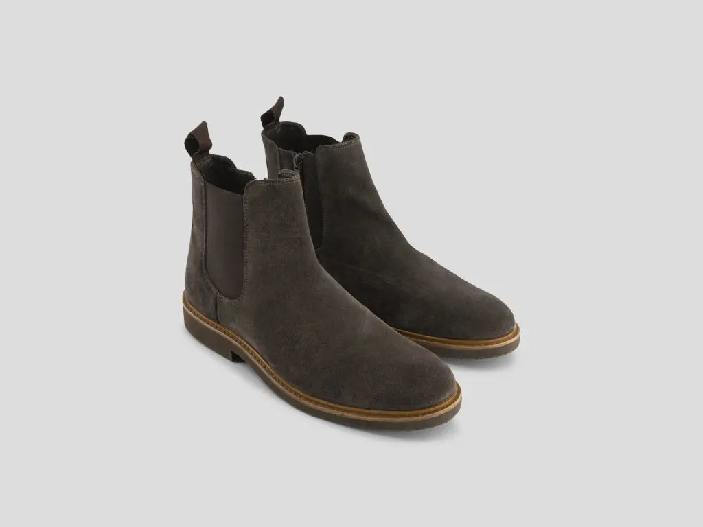 Savio | Grijsbruine chelsea boots REHAB Footwear