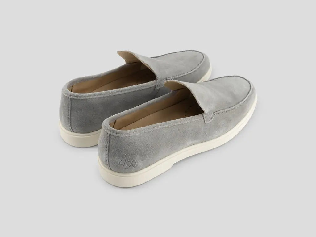Simon | Lichtgrijze loafers REHAB Footwear