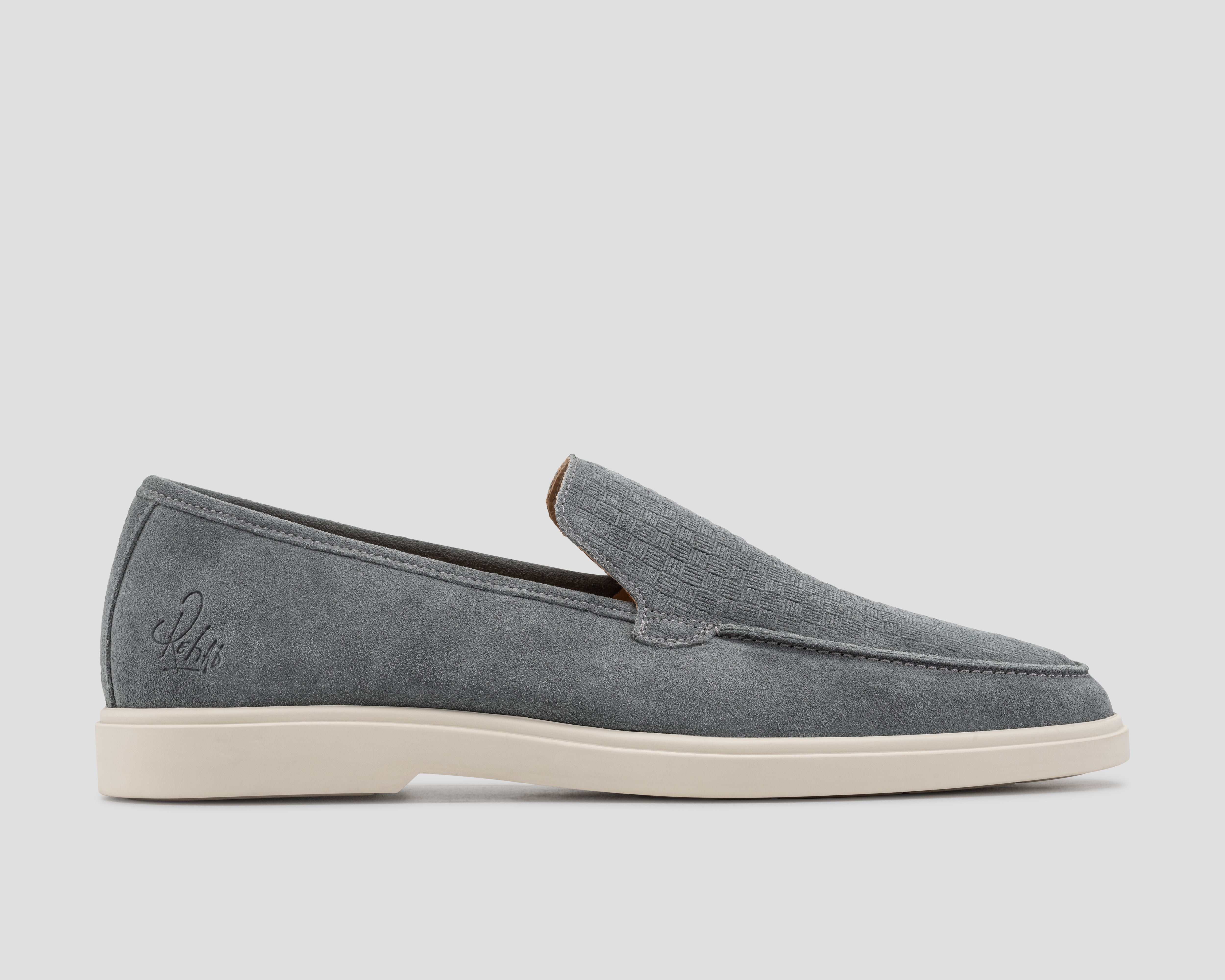 Simon Blocks | Grijs-blauwe loafer REHAB Footwear