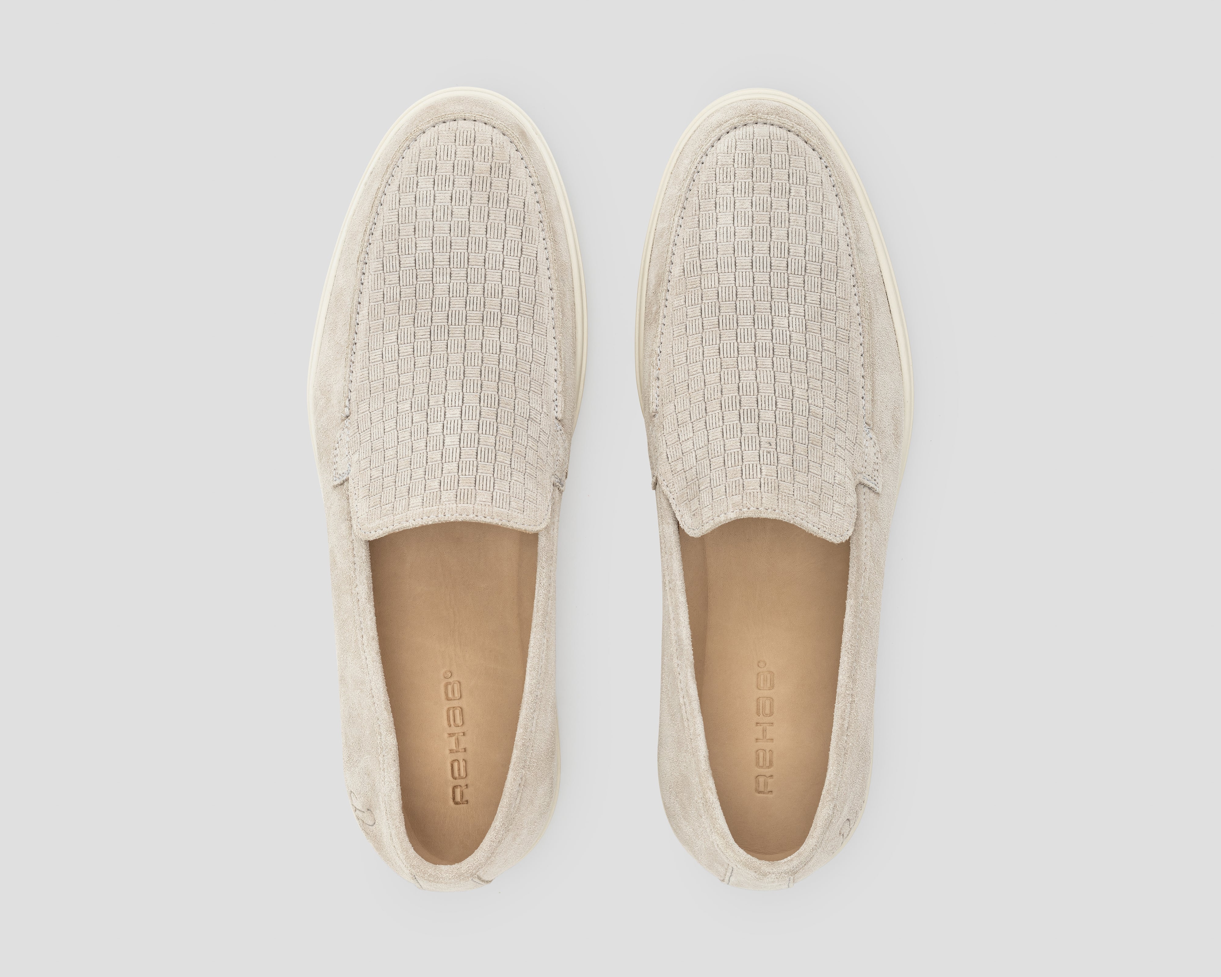 Simon Blocks | Off-white loafer REHAB Footwear