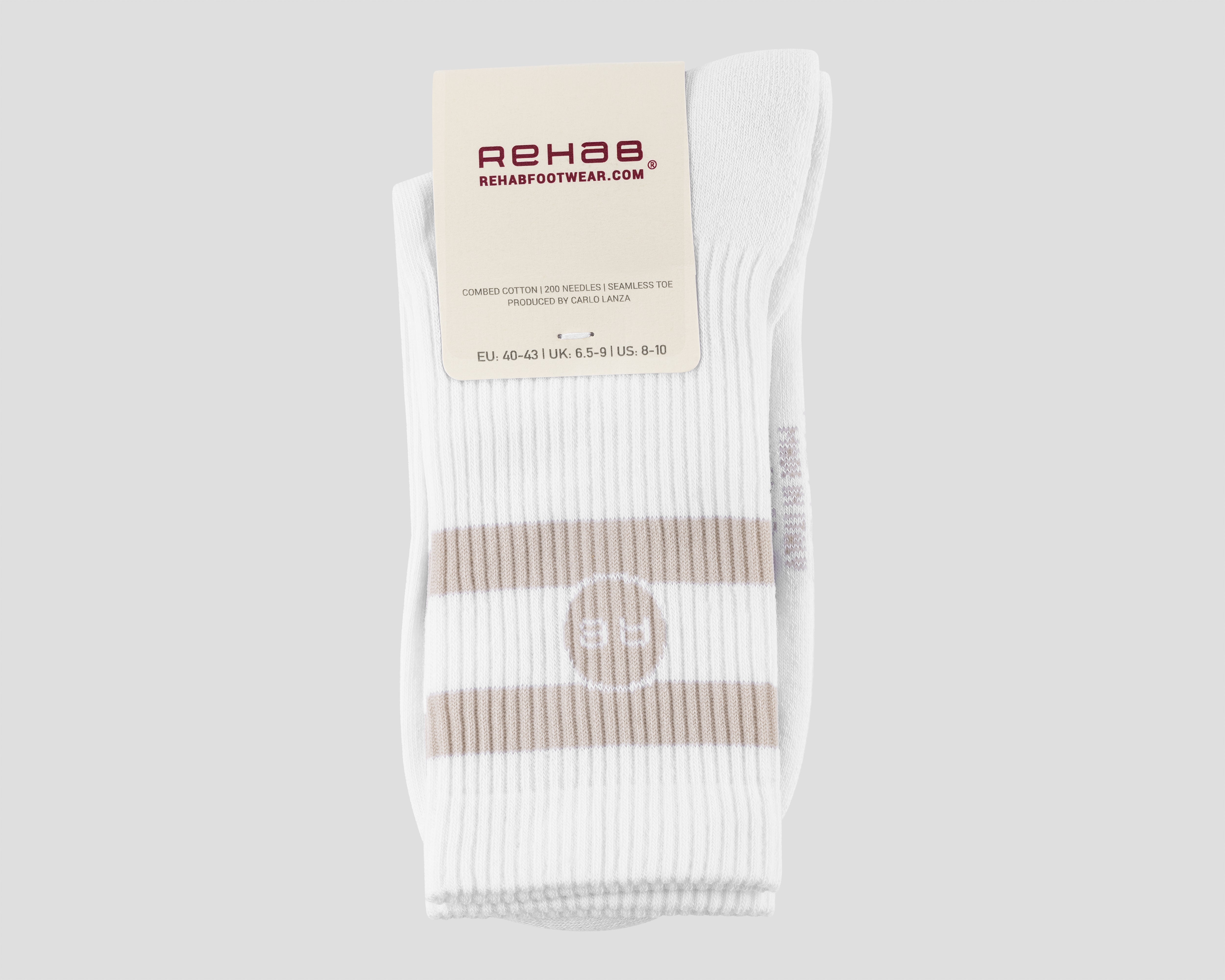 Sock Sport | WHT-SND REHAB Footwear