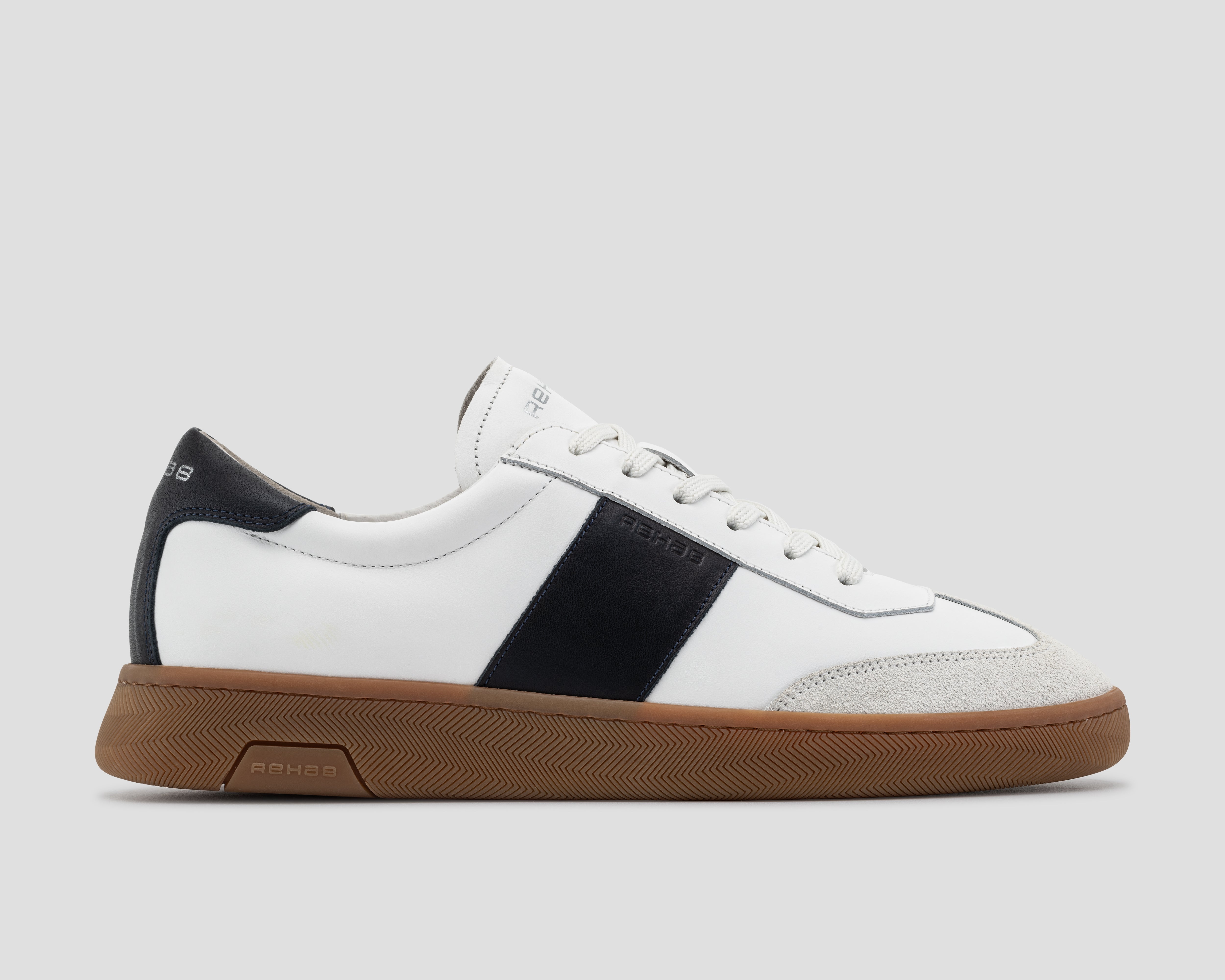 Zack Mix | Wit-donkerblauwe sneaker REHAB Footwear