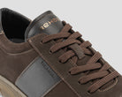 Zack Nub Lthr | Donkerbruine sneaker REHAB Footwear
