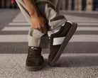 Zack Sue Lthr | Donkerbruine sneaker REHAB Footwear